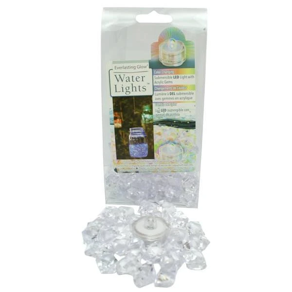 Gerson Tealight With 100 Acrylic Gems (Batteries Included) (37239) 2 Gerson Tealight With 100 Acrylic Gems (Batteries Included) (37239) - Image 2
