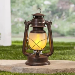 Gerson Flameless LED Hurricane Lantern (44140) -Lighting Shop 44140addmd