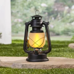 Gerson Flameless LED Hurricane Lantern (44142) 5 Gerson Flameless LED Hurricane Lantern (44142) -Lighting Shop 44142addmd
