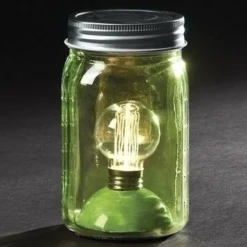 Roman LED Lighted Mason Jar (56599)