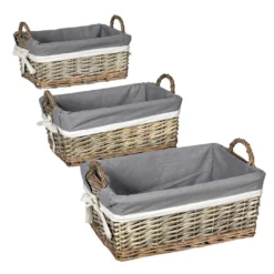 Vickerman Baskets (Set Of 3) (589106)