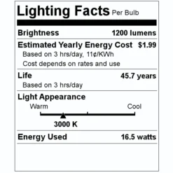 Nuvo LED Ceiling Light Fixture (62985) 5 Nuvo LED Ceiling Light Fixture (62985) -Lighting Shop 62985 Lighting Facts Labelmd